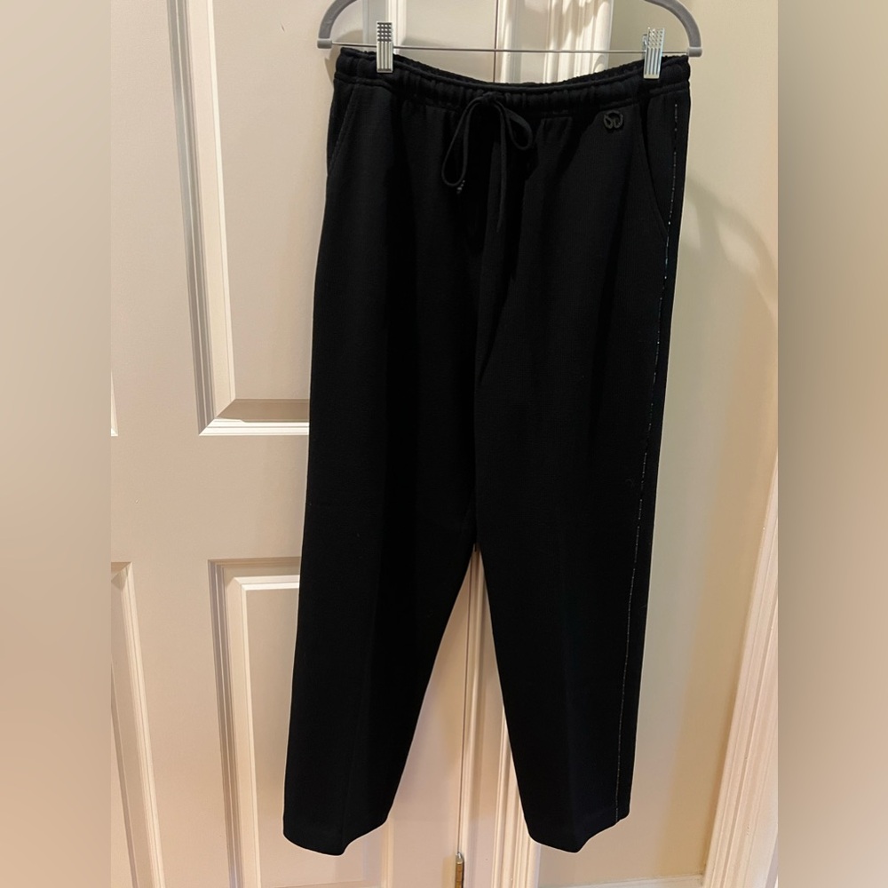 ST.JOHN Sport KNIT WOOL & RayonWIDE LEG PANT
